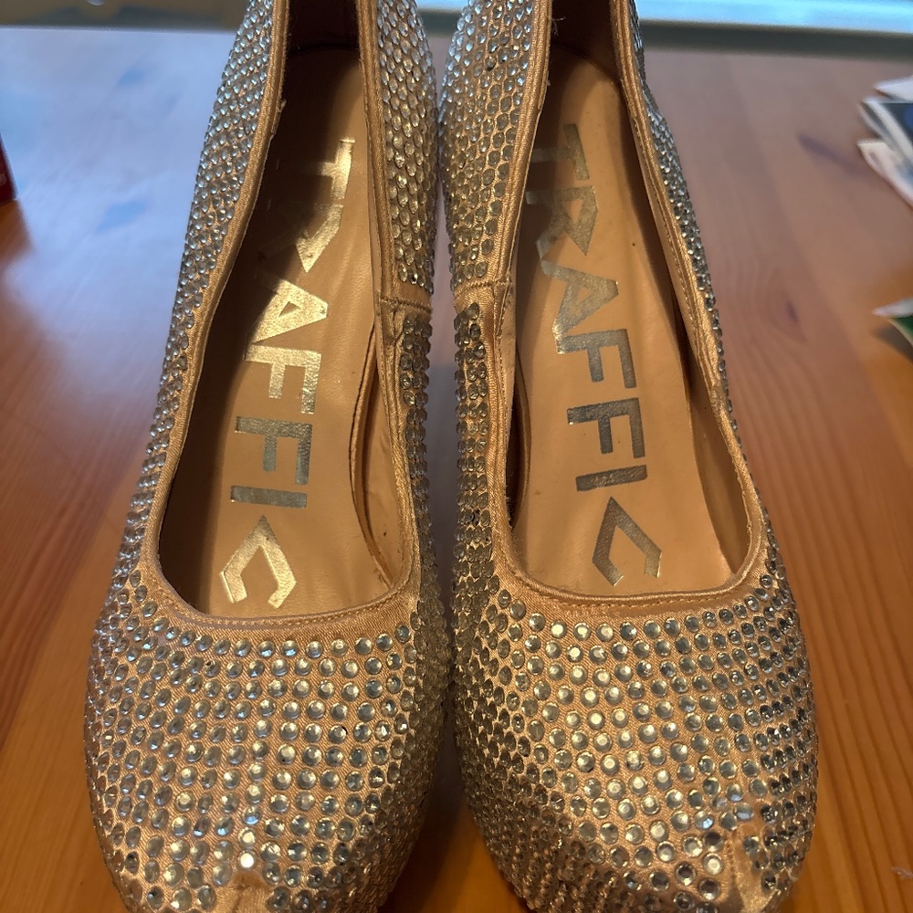 Bedazzled heels